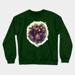 Old City Artwork Abstraction Crewneck Sweatshirt